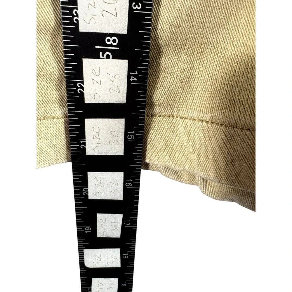 Spanx Shorts Women Large Tan Outdoors Midrise Stretch Workwear Cargo Twill